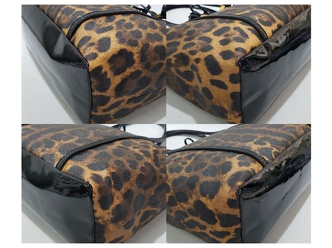 Dolce & Gabbana Borsa a tracolla leopardata Nero - vista 8