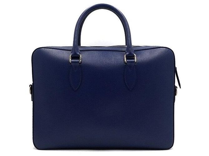 Burberry Borsetta in pelle blu - vista 4
