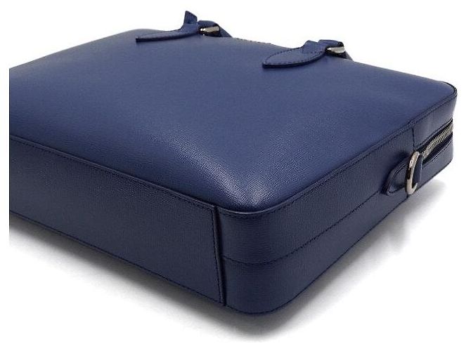 Burberry Borsetta in pelle blu - vista 7