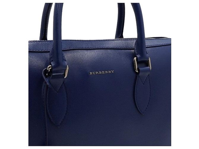 Burberry Borsetta in pelle blu - vista 8