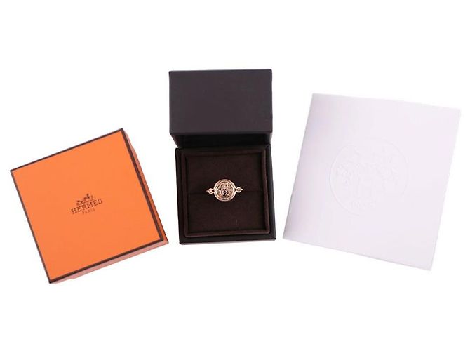 Ring Hermès Anello Ex-Libris Rosa - vista 10