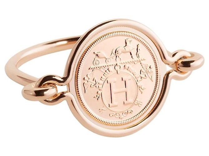 Ring Hermès Anello Ex-Libris Rosa - vista 2