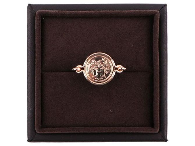 Ring Hermès Anello Ex-Libris Rosa - vista 8