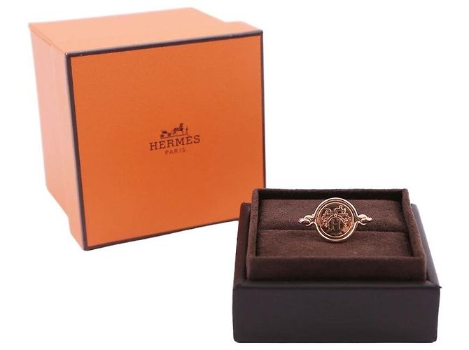 Ring Hermès Anello Ex-Libris Rosa - vista 9