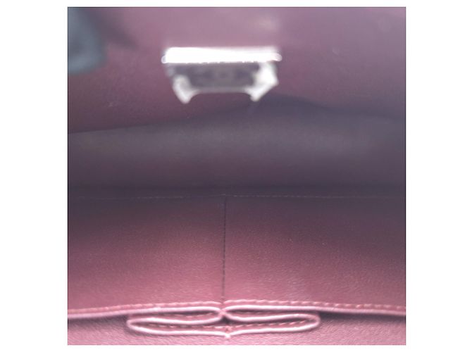 Chanel Borsa a tracolla Medium Classic Double Flap in pelle caviar con hardware argento Nero - vista 21