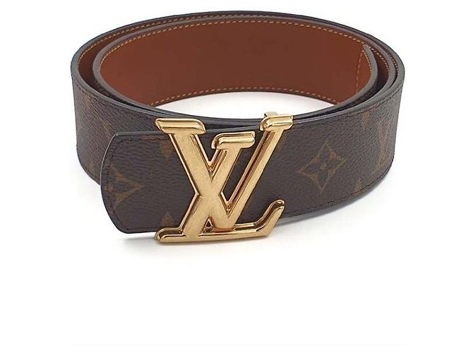 Louis Vuitton Cintura reversibile Monogram D'oro - vista 2