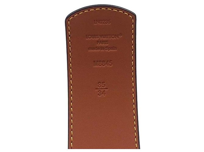 Louis Vuitton Cintura reversibile Monogram D'oro - vista 4