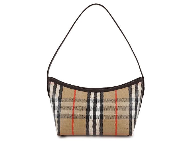 Burberry Borsa a spalla Mini Highland Marrone - vista 5