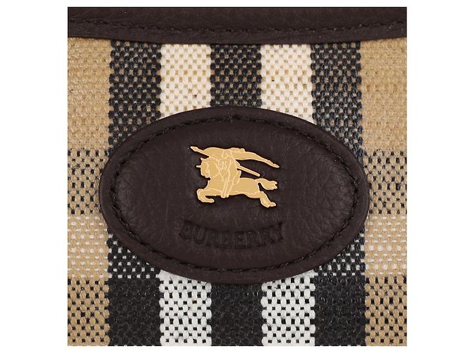 Burberry Borsa a spalla Mini Highland Marrone - vista 9