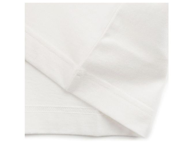 Burberry Check Trim Baumwoll-T-Shirt Weiß - Ansicht 7