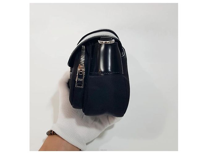 Prada Borsa a tracolla con tasca spazzolata - vista 2