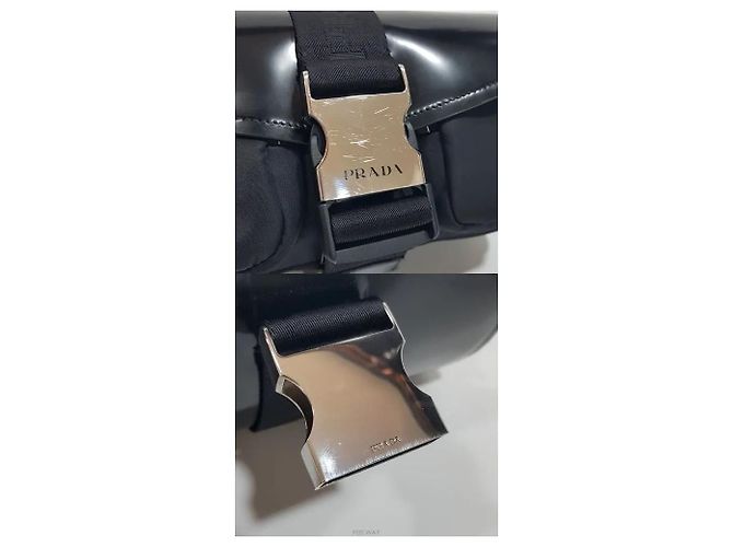 Prada Borsa a tracolla con tasca spazzolata - vista 4