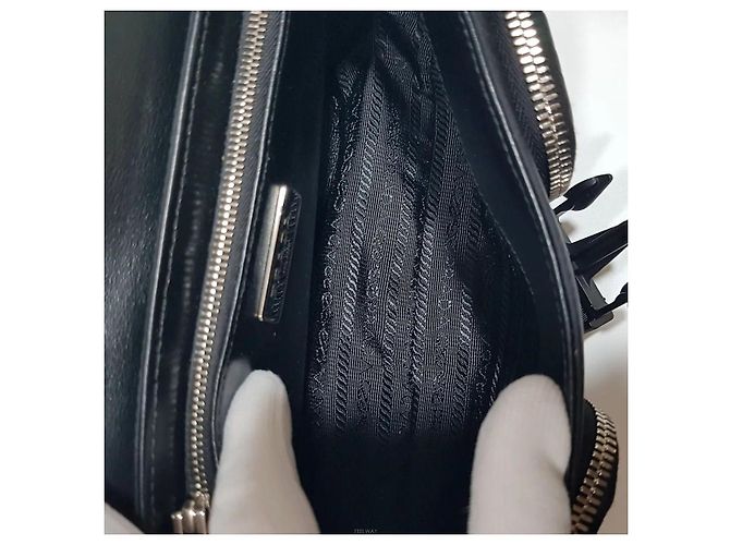 Prada Borsa a tracolla con tasca spazzolata - vista 8