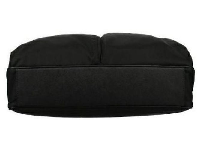 Prada Borsa tote in nylon e pelle Saffiano Nero - vista 6