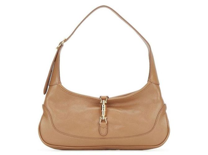 Gucci Borsa a spalla Jackie Slim Medium Marrone - vista 3