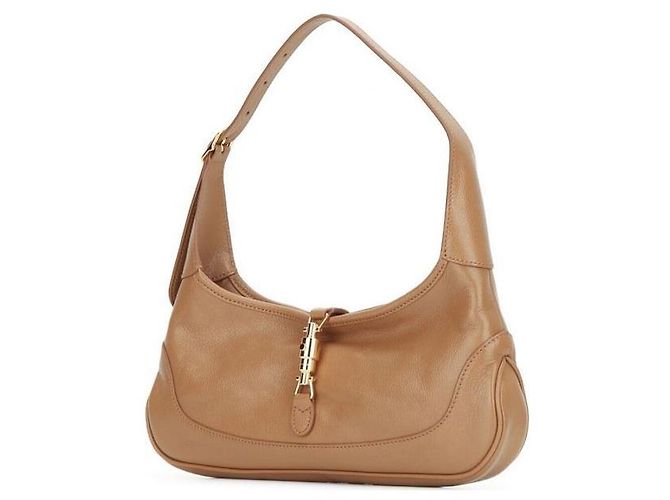 Gucci Borsa a spalla Jackie Slim Medium Marrone - vista 4