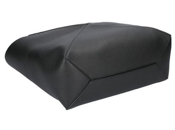 Loewe Tote Horizontal Puzzle Fold Medium in vitello grana morbida Nero - vista 5