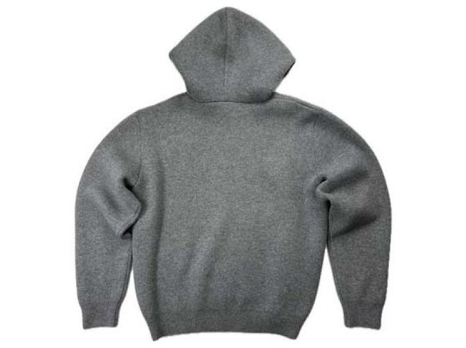Céline Kapuzenpullover aus Kaschmir Blau - Ansicht 4
