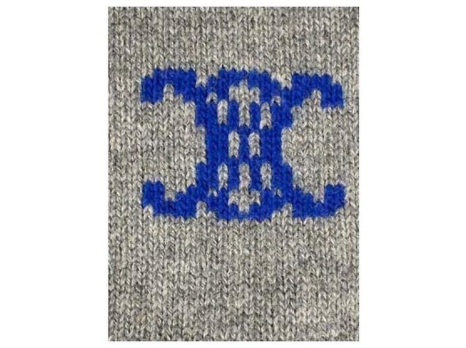 Céline Kapuzenpullover aus Kaschmir Blau - Ansicht 6
