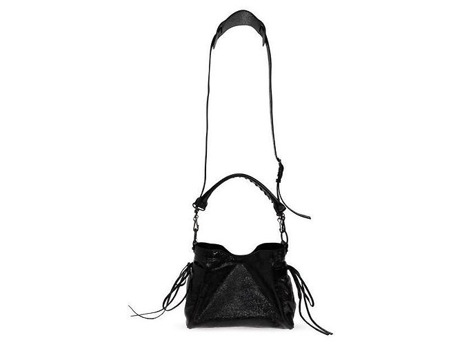 Balenciaga Le City Bucket Bag Small Decorazione in Ottone Nero - vista 4