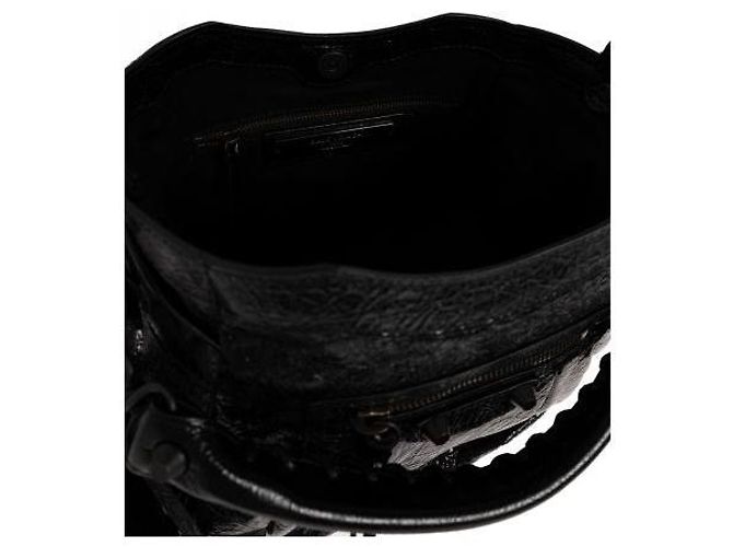 Balenciaga Le City Bucket Bag Small Decorazione in Ottone Nero - vista 6