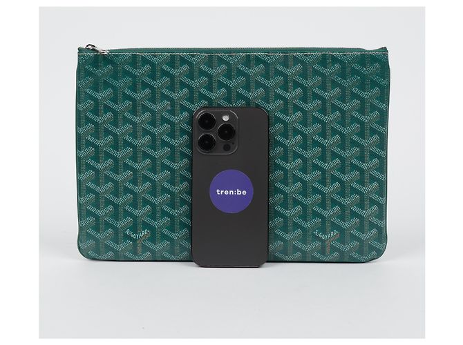 Goyard Clutch Sena MM Green Verde - vista 13