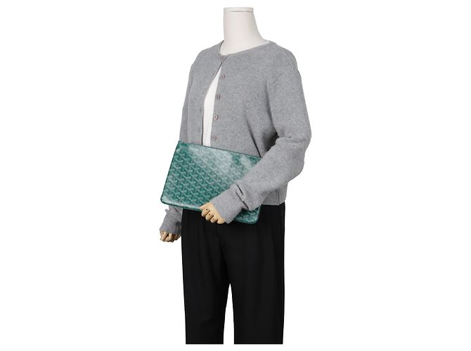 Goyard Clutch Sena MM Green Verde - vista 19