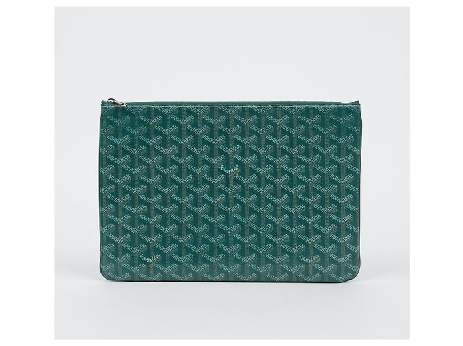Goyard Clutch Sena MM Green Verde - vista 2