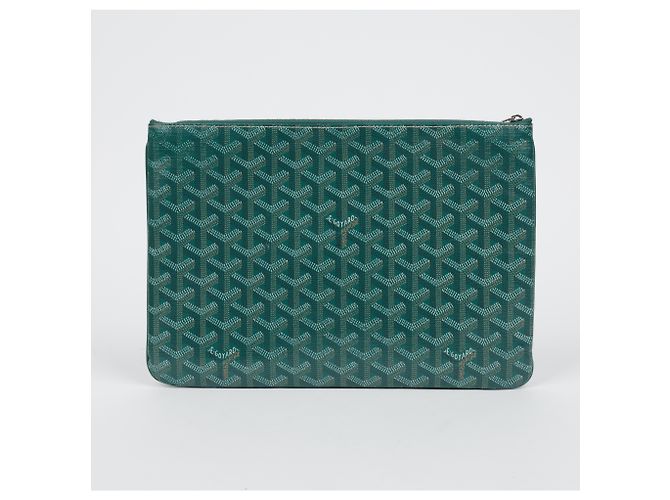 Goyard Clutch Sena MM Green Verde - vista 4