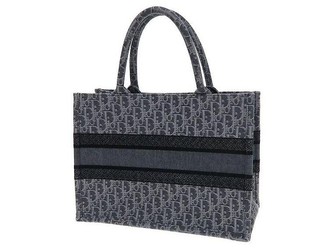 Borsa Tote Dior Medium Grigia Marrone - vista 4