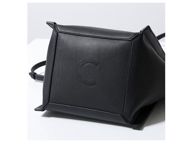 Céline Picca borsa Cube in vitello morbido Nero - vista 6