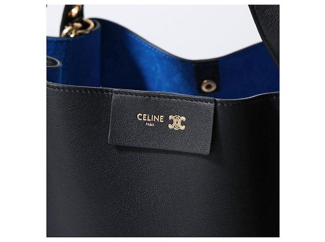 Céline Picca borsa Cube in vitello morbido Nero - vista 8