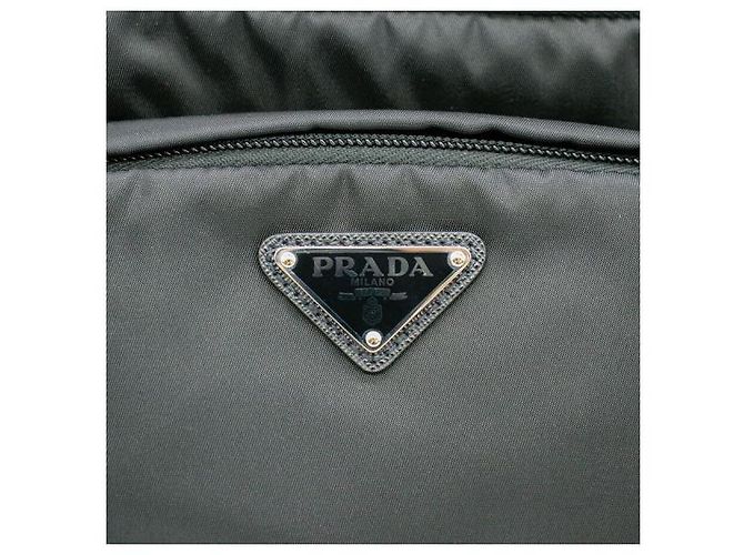 Prada Borsa a tracolla in nylon e pelle - vista 7