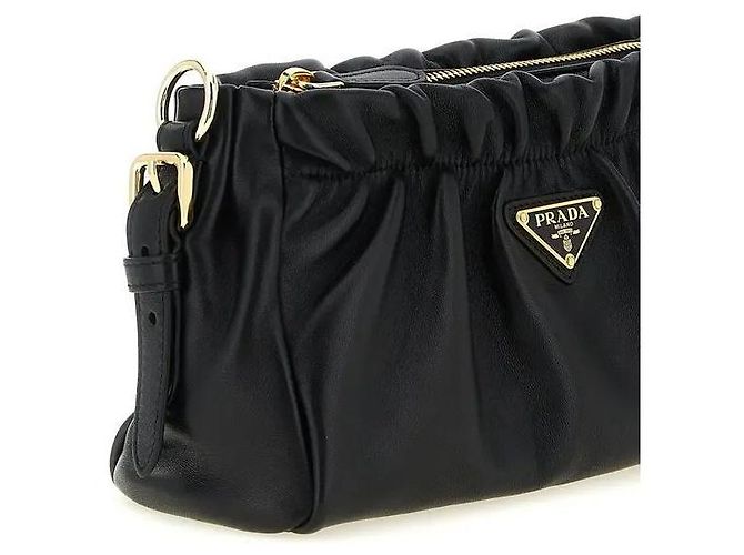 Borsa Prada in pelle Nappa nera Nero - vista 5