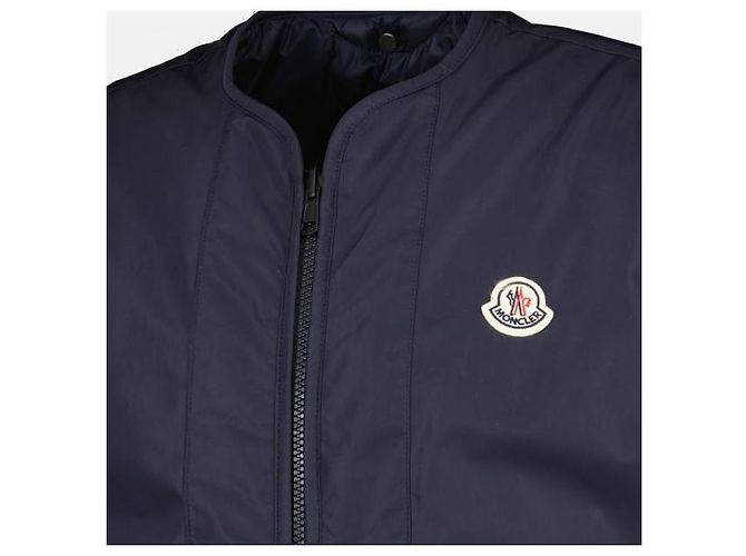 Moncler Roquille Reversible Down Shirt Jacket Blau - Ansicht 10