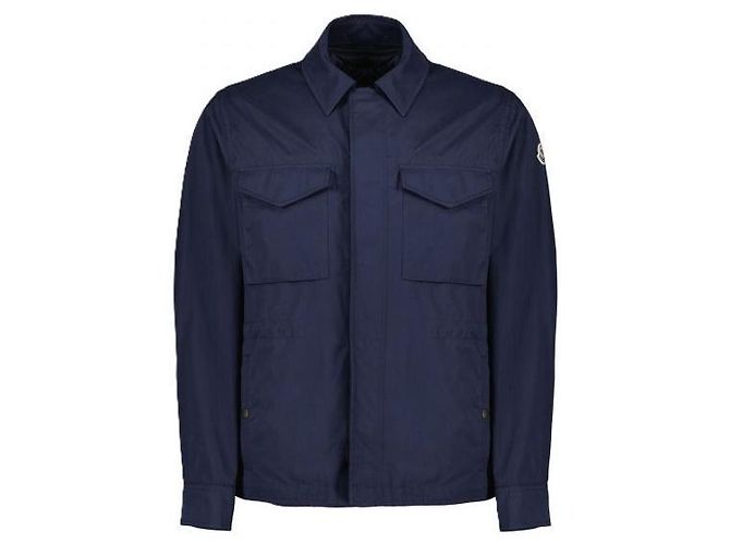 Moncler Roquille Reversible Down Shirt Jacket Blau - Ansicht 3