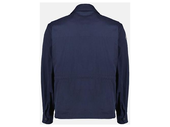 Moncler Roquille Reversible Down Shirt Jacket Blau - Ansicht 4
