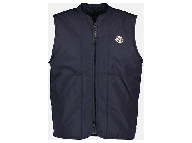 Moncler Roquille Reversible Down Shirt Jacket Blau - Ansicht 6