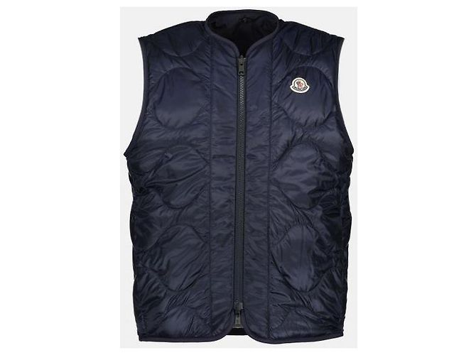 Moncler Roquille Reversible Down Shirt Jacket Blau - Ansicht 7