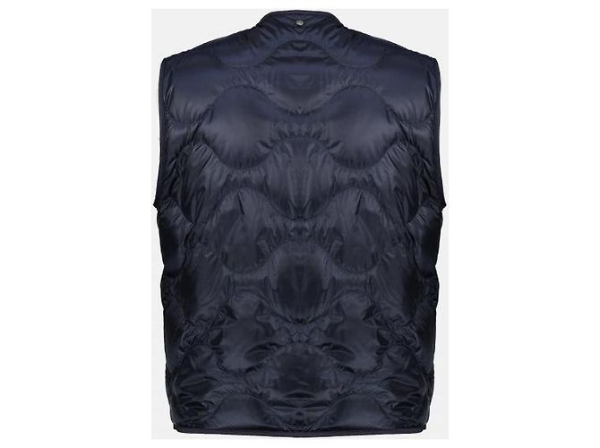 Moncler Roquille Reversible Down Shirt Jacket Blau - Ansicht 9