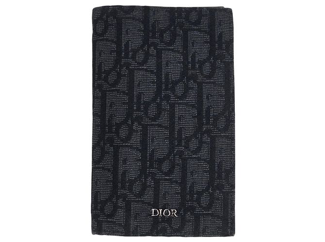 Dior Oblique Vertical Long Card Holder Black - view 2