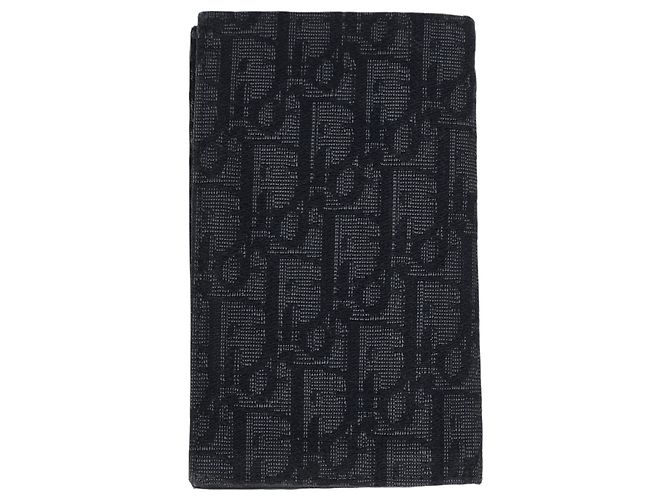 Dior Oblique Vertical Long Card Holder Black - view 3