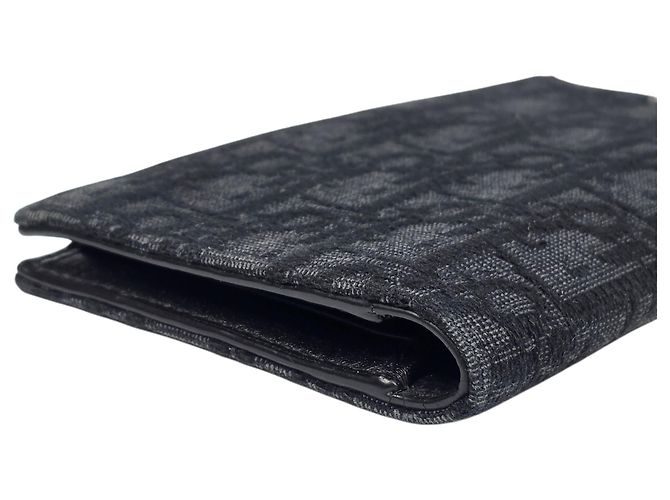 Dior Oblique Vertical Long Card Holder Black - view 5