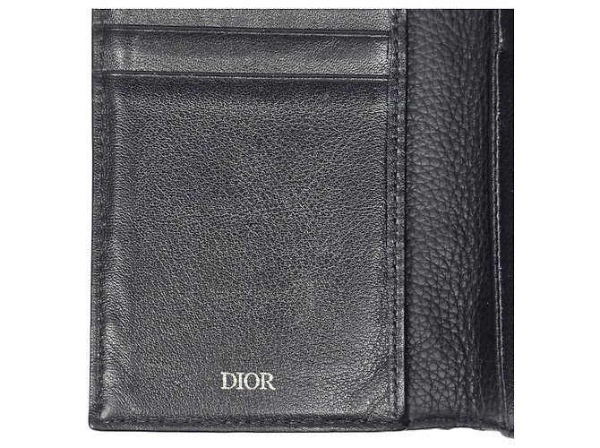 Dior Oblique Vertical Long Card Holder Black - view 8