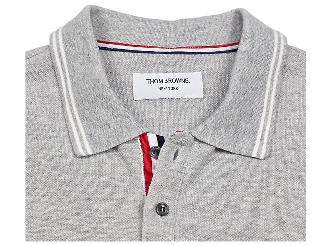 Thom Browne Kurzarm-Poloshirt Braun - Ansicht 5