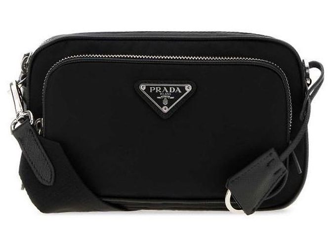 Prada Re-Nylon Mini Schultertasche Schwarz - Ansicht 3
