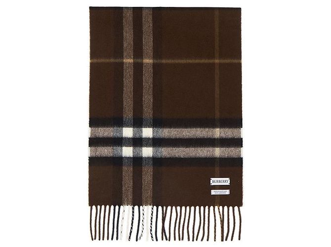 Burberry Sciarpa in cashmere a quadri Nero - vista 2