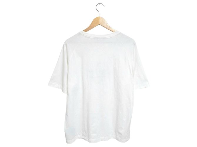 Dior Kurzarm T-Shirt Weiß Baumwolle - Ansicht 2