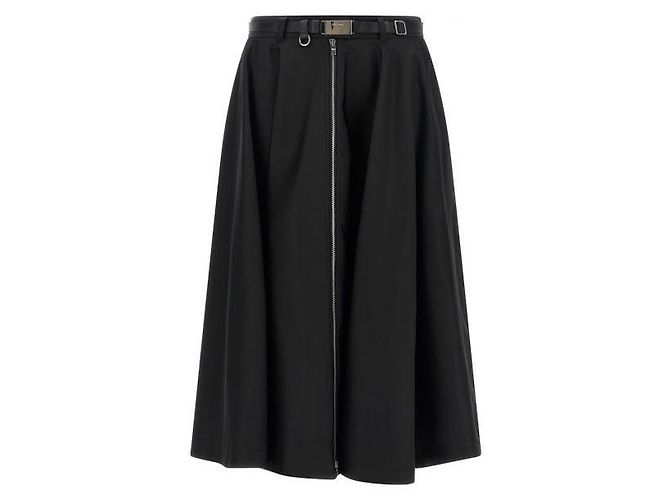 Falda Prada Re-Nylon Negra Negro - vista 3