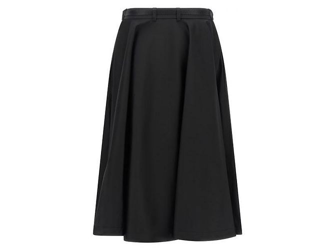 Falda Prada Re-Nylon Negra Negro - vista 4